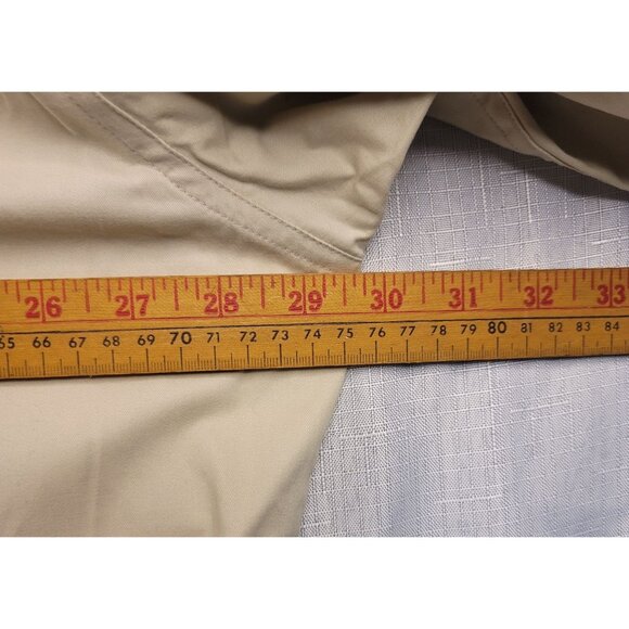 Chase Authentics Mens XXL Beige Button-Up Shirt Cotton Racing Nascar - Picture 9 of 9